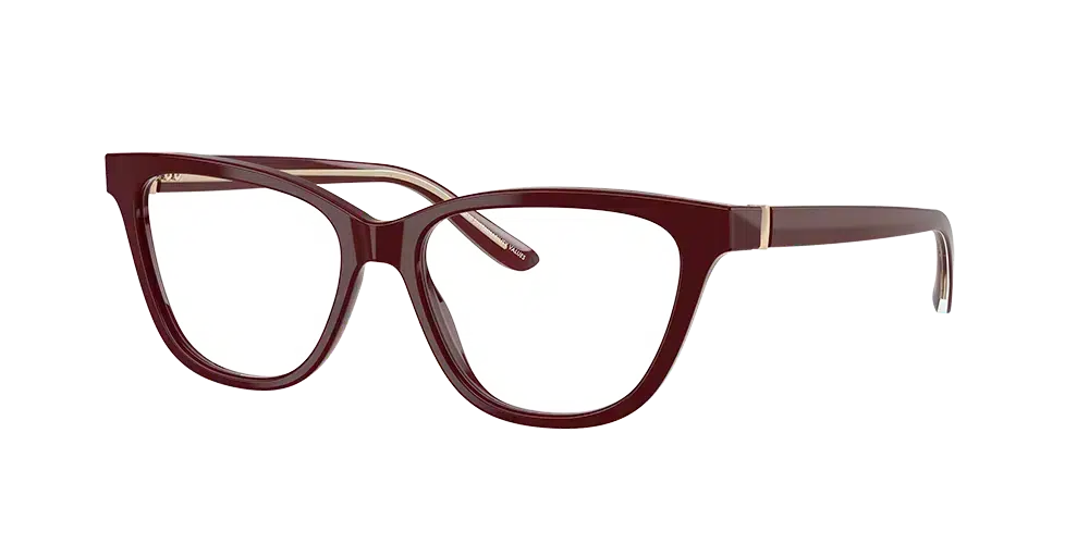 Lunettes cat-eye Giorgio Armani AR7263, collection Automne-Hiver 2024, monture bordeaux