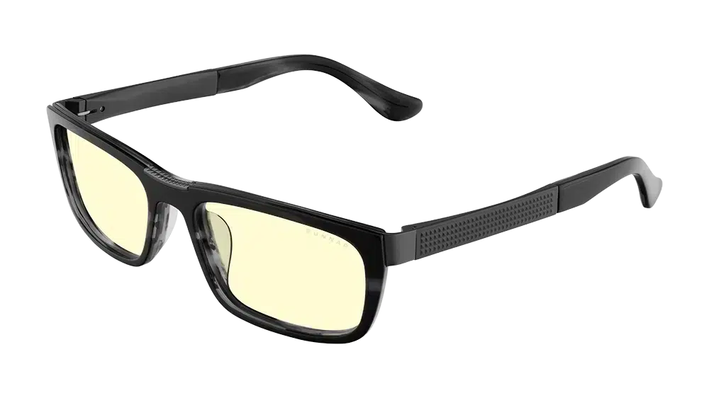 Gafas Gunnar Tahoe Amber con Montura Negra y Lentes Ámbar para Reducir la Luz Azul