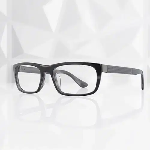 Gafas Gunnar Tahoe con Montura Rectangular de Acetato Negro, Diseñadas para Gaming y Reducción de Luz Azul