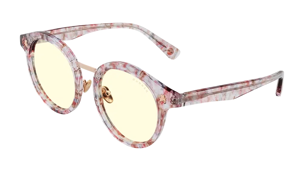 Gafas Gunnar tokidoki Flower Power con Montura Floral y Lentes Ámbar para Reducir la Luz Azul