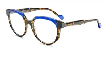 Lunettes de vue Etnia Barcelona modèle WINTOU-51O-HVBL avec monture écaillée et accents bleus.