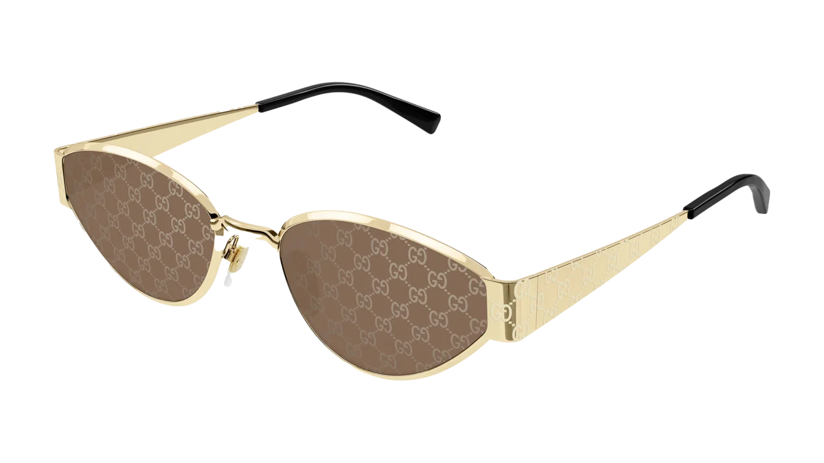Road trip en or : Gucci sublime les montures métal pour l’été 3 Gucci-2025-GG1853S