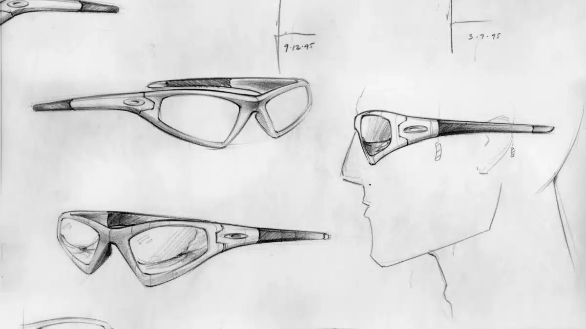 OAKLEY MUZM STRAIGHT JACKET DESIGN SKETCH IMAGE