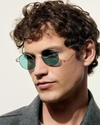 Lindberg 2025 lunettes minimalistes homme avec verres verts et monture fine en titane