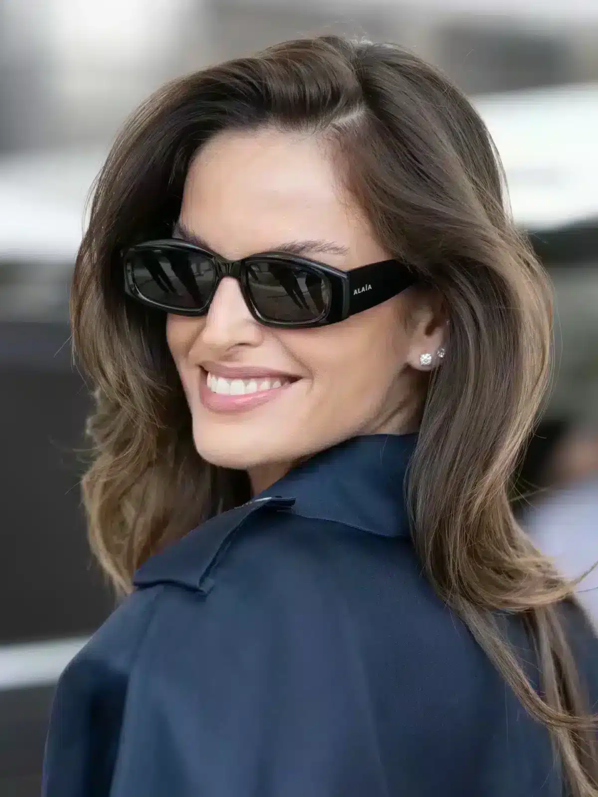Izabel Goulart - Alaïa eyewear