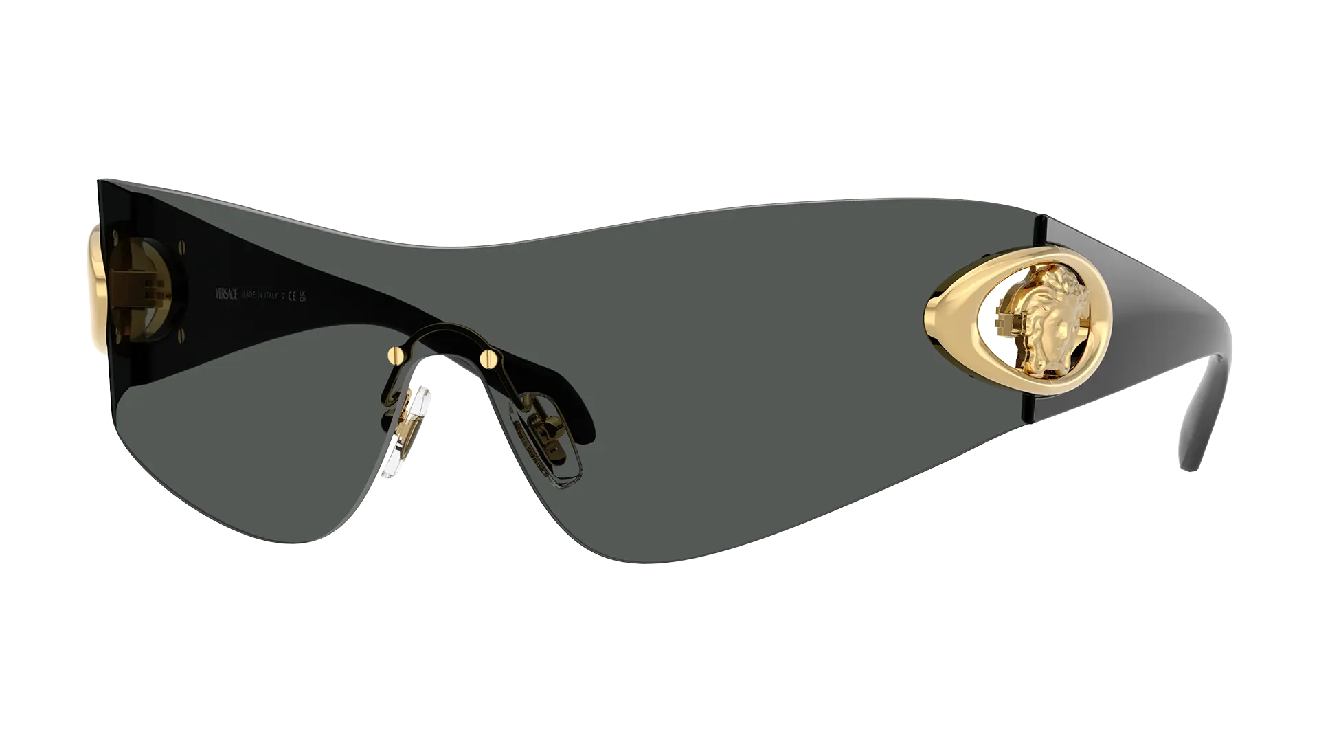 Oversize, cat-eye y futuristas: las gafas Versace SS25 no pasan desapercibidas 1 Versace SS25 - 0VE2280