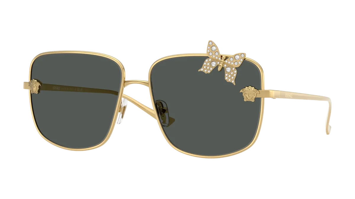 Oversize, cat-eye y futuristas: las gafas Versace SS25 no pasan desapercibidas 6 Versace SS25 - 0VE2282