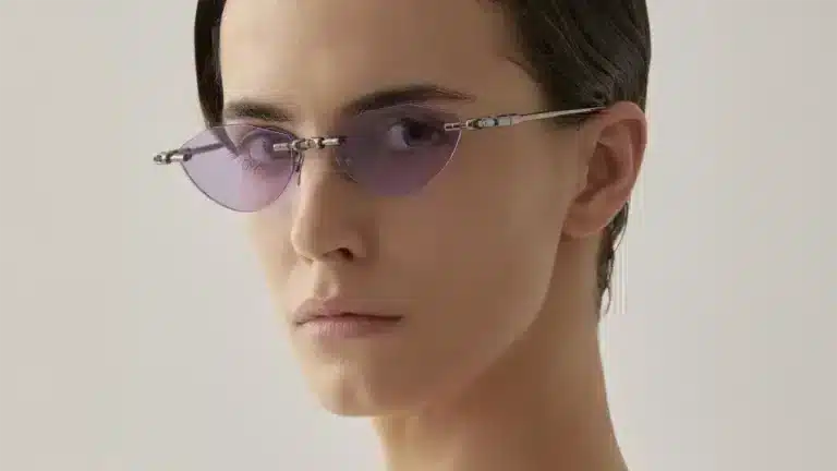 Kuboraum 12 Collection: Sculptural Rimless Eyewear Design