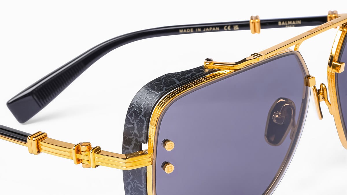 Balmain Eyewear Automne-Hiver 2025-Matériaux