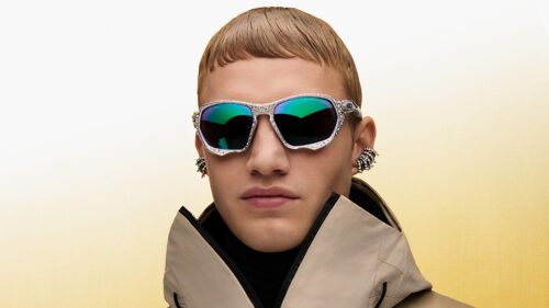 Les Eyeshade d’Oakley reviennent, plus stylées que jamais 4 OAKLEY X SWAROVSKI Plazma X-Silver