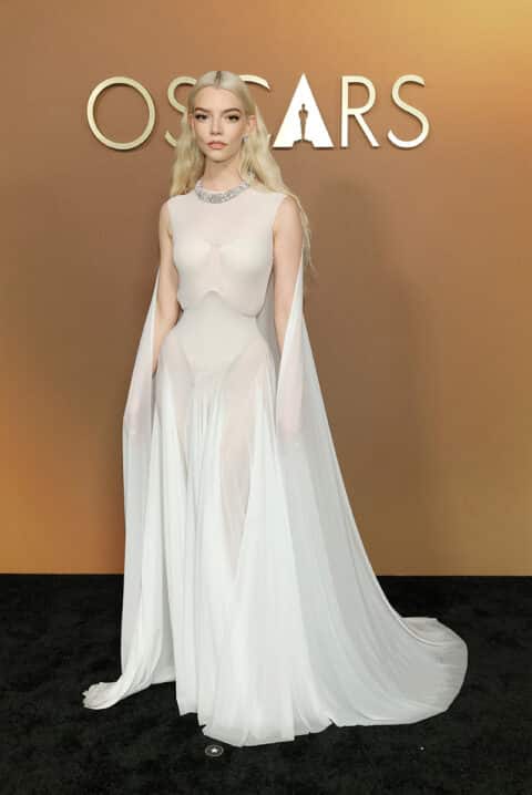 Anya Taylor Joy in Maison Margiela Artisanal 2025 at the 16th Annual Governors Awards