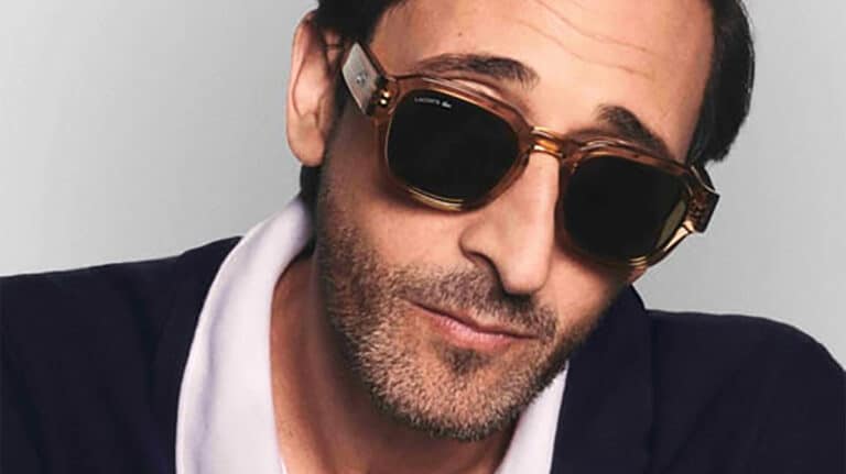 Adrien Brody x Lacoste Eyewear