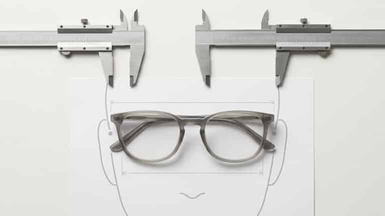 Choisir ses lunettes selon la largeur du visage : comparaison entre largeur des tempes et largeur de face de la monture