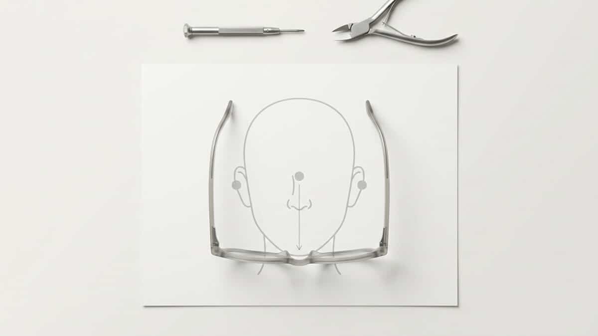 Lunettes qui glissent : l’équilibre au porté (nez, oreilles, proportions)