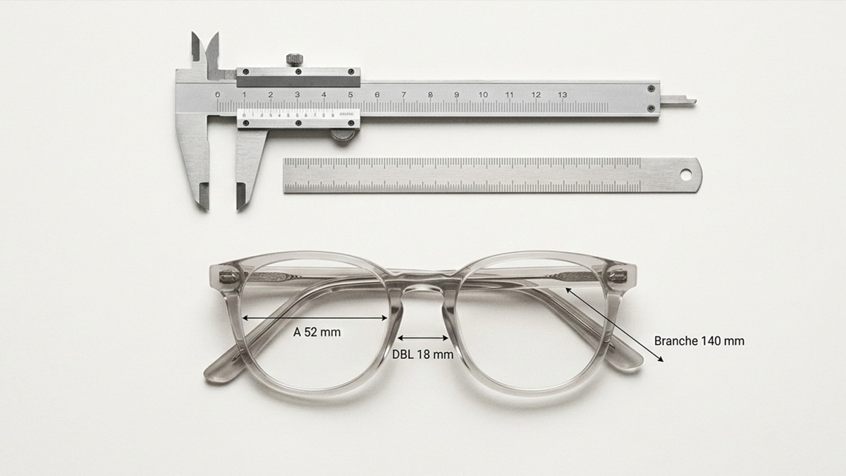 Taille de lunettes : comprendre les dimensions essentielles
