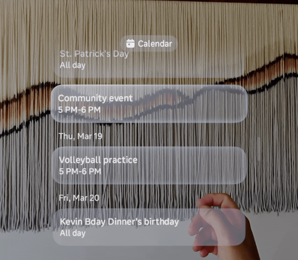 Ray-Ban Meta Optics Gen 2: a new generation of AI glasses with prescription support 127 Augmented reality calendar display in smart glasses