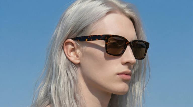 Incantevole, lunettes de soleil rectangulaires écaille foncée | Parisee Eyewear