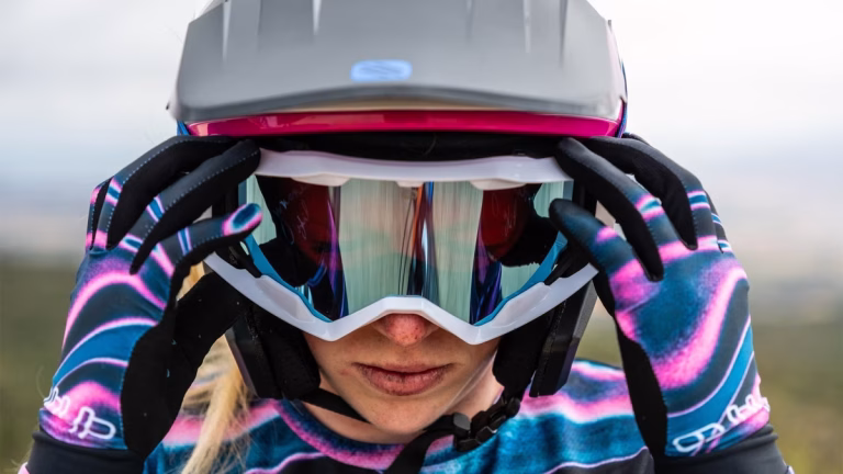 Masque VTT Rudy Project Override, vue de face, double monture démontable