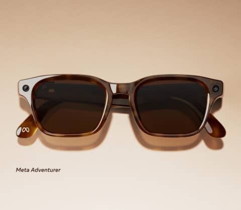 Monture Meta Adventurer, forme rectangle des lunettes Meta Glasses`